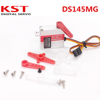 Servomoteur numérique KST DS145MG 6V 5kg 0.12 SEC haute précision à engrenages métalliques, coque CNC pour planeur à aile fixe et drone
