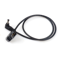 Câble d'alimentation DC5525 mâle à angle droit vers D-tap pour appareil photo