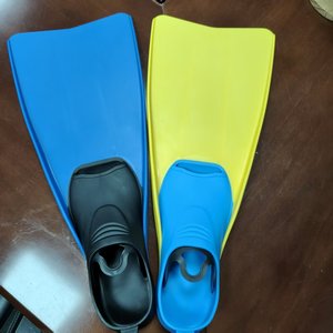 Longitud más larga 59,5 cm modelo clásico Entrenamiento de natación largo buceo pie bolsillo aletas Flipper - Product Image 1