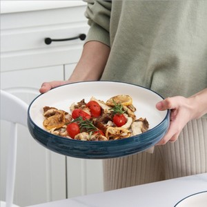 Simple japonés hogar creativo restaurante sopa de arroz plato cuchara vajilla de cerámica - Product Image 4