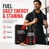 Complément Premium Fadogia Agrestis pour Hommes 1200mg Extrait Pur de Tige Capsules Énergie Vitalité Qualité Export en Vrac