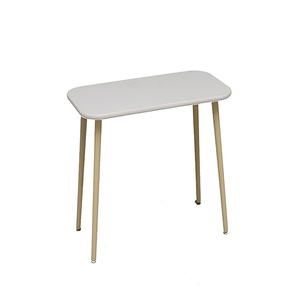 Simple Modern White <b>Coffee</b> <b>Table</b> Laminate Top Wooden <b>Legs</b> Living Room Bedroom Sofa <b>Table</b> - Product Image 4