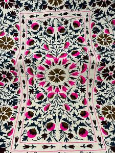 Uzbekistan Cotton Suzani <b>Throw</b> Blanket Hand Embroidery Bedsheet Bedspread Embroidery Tapestry Colourful Wall Hanging Customized - Product Image 4