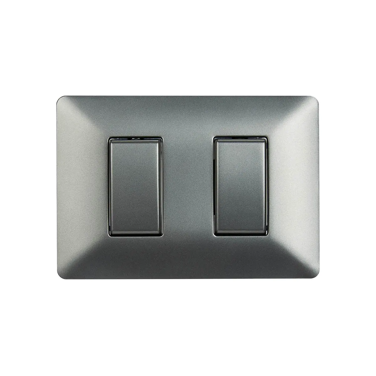 BM1201.3W.FMGRY BM Series Full Matte Gray Z&A ZA Home Electric Light Wall Switch USA Wall Socket and Switch