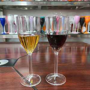 Verres à vin rouge modernes en plastique sans BPA de 414 ml (14 oz) – Incassables et réutilisables – Vente en gros usine – Flûtes à champagne - Product Image 3
