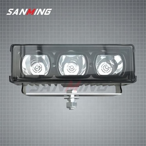 Faro delantero <span class=keywords><strong>redondo</strong></span> para coche, luces Led de trabajo de 8 pulgadas, 30w, para exteriores, Tractor, todoterreno, novedad - Product Image 6