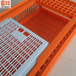 Caisses de transport de poulet à usage de poulailler Caisses de circulation en plastique pour le transport Poulets de chair Poulets - Product Image 2