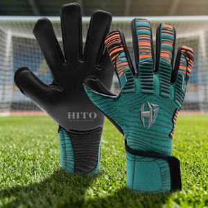 High Quality Customized Logo Professional Sports Glove Front Palm Giga Latex Backhand Rubber Inject Thumb Wrap Rubber T-Tab - Product Image 4