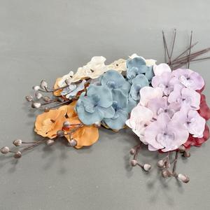 TCF HDL002 fleurs d'orchidées <span class=keywords><strong>dendrobium</strong></span> de haute qualité, 6 têtes en soie artificielle pour mariage et décoration - Product Image 5