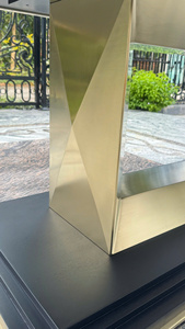 Base de table à manger moderne avec design géométrique pour meubles de maison, prix de gros du Vietnam - Product Image 3