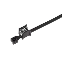 Attaches-câbles autobloquantes en nylon 66 X173 avec pince de bordure 4,6*190 mm pour épaisseur de panneau 0,8-3,5 mm