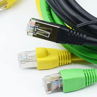 Cable de Red Cat6a UTP de 100m, Cable de Cobre Puro para Computadora, Cable de Comunicación, Cable de Conexión