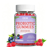 Gummies Probiotiques OEM Bacillus Coagulans 10 Milliards d'UFC Saveur Baies Mixtes 60 Gummies Complément Alimentaire
