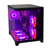 PCOOLING Factory Custom Logo Pc Case Gaming Computer con vidrio templado M-Atx Tower Pc Case para escritorio