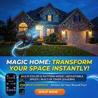Lumière laser de jardin RGB pour Noël, effet luciole, étanche IP65, télécommande RF, pour cour, pelouse, parc, patio, allée, décoration de vacances, hiver