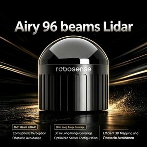 Sensor LiDAR Digital RoboSense Airy de 96 Haces, Hemisférico, Ultra Gran Angular, para Mapeo SLAM y Robótica Autónoma - Product Image 1