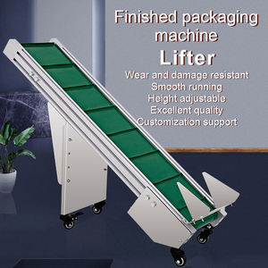 Fourniture de fabricant emballage automatique de sacs personnaliser la bande transporteuse verticale de levage mobile incliné en PVC et d'escalade - Product Image 5