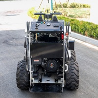 SPEDIZIONE GRATUITA Euro 5 EPA Yanmar Diesel Minipala Cingolata 400KG con Trincia Forestale e Rasaerba