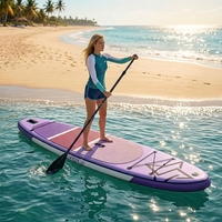 Vente en gros ACEHERO New9 Planche de paddle gonflable écologique à 3 ailerons en matériau Drop Stitch pour le surf et la pêche