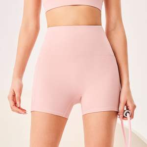 YIYI mode taille haute femme Shorts de sport haute-élastique bout à bout filles Fitness Shorts poches à séchage rapide femmes Yoga Shorts - Product Image 6