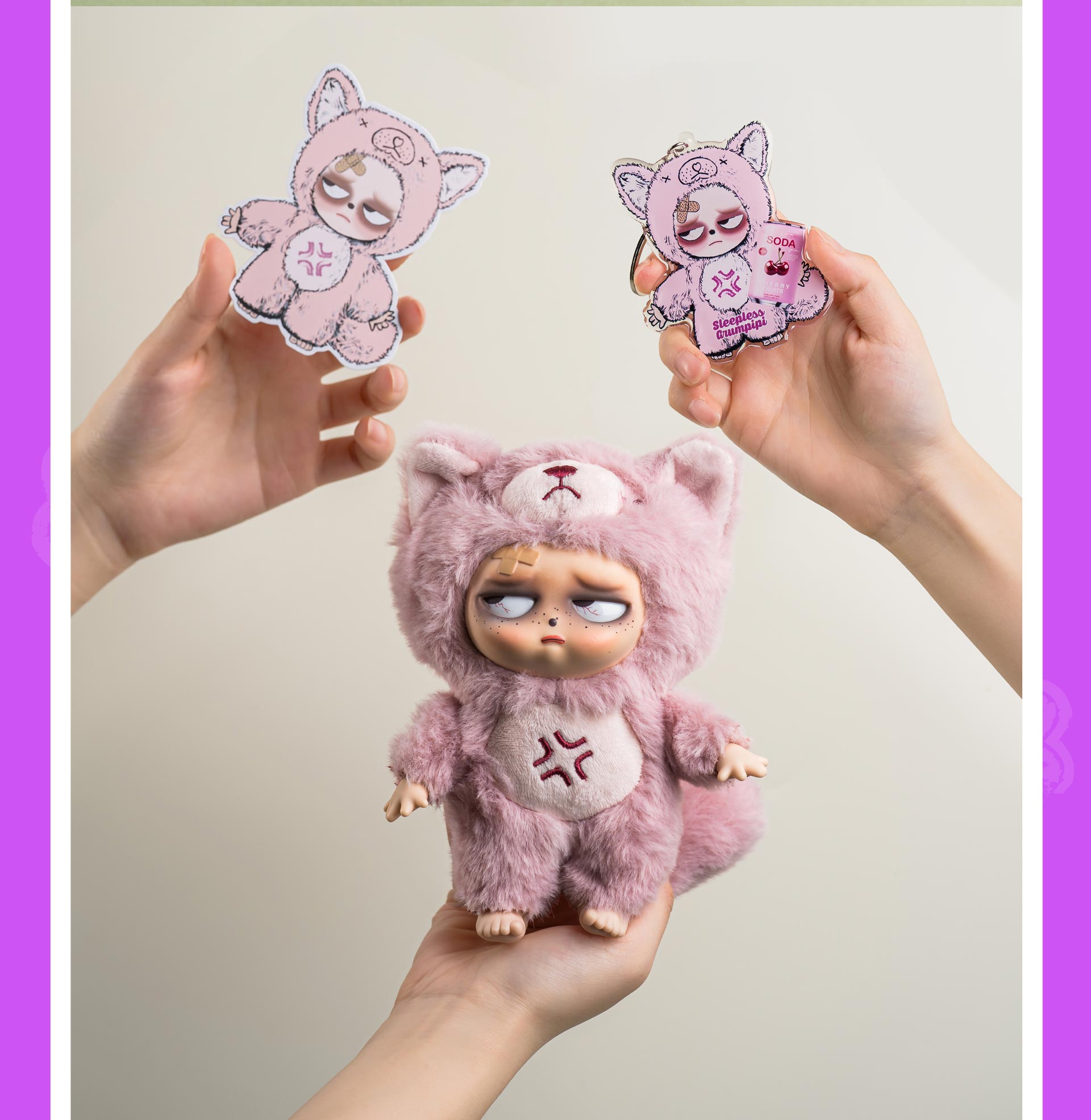 Grumpipi Mini PVC Plush Action Figure & Blind Box Toys
