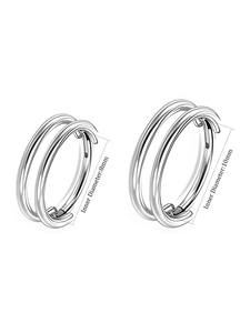 Anneau de nez en acier inoxydable et zircon, boucle d'oreille sans soudure, bijoux de <span class=keywords><strong>piercing</strong></span> de qualité supérieure, vente en gros - Product Image 3
