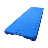 Bateau en plastique PE double couche épaissi, durable, haute densité, anti-âge, étanche, à fond plat, 4m, vente en gros