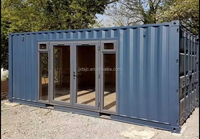 Casa Contenedor Expandible de Lujo de 20 y 40 pies, Prefabricada con Estructura de Acero Galvanizado, Casa Móvil Pequeña, Gimnasio, Oficina, Centro Comercial
