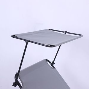 Lit <span class=keywords><strong>de</strong></span> camp <span class=keywords><strong>pliant</strong></span> portable pour camping et plage avec trous pour les bras en position ventrale - Mobilier d'extérieur léger avec auvent - Chaise longue <span class=keywords><strong>pas</strong></span> chère - Product Image 6