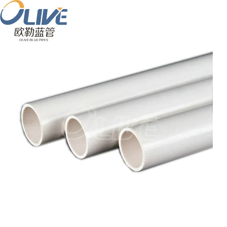 Pipa Plastik air PVC 8 inci pipa pembuangan drainase UPVC sebagai Pipa pipa pvc tekanan irigasi standar harga
