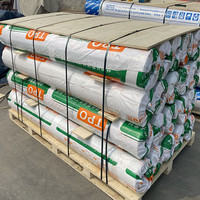 Membrane de toiture TPO thermosoudable 45mil 60mil 80mil pour système monocouche