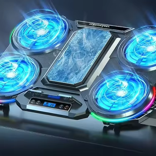 Q5 High Power RGB Light Silent Refrigeration Adjustable RGB Laptop Cooler With Semiconductor Cooling Heat Sink Dissipation