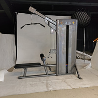 Équipement de gymnastique commerciale à double fonction, machine à tirer à faible rangée pour les jambes et le dos