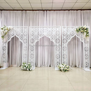 FURUN usine directe métal fer sculpture arc support scène mur toile de fond panneau pour mariage événement décoration - Product Image 2