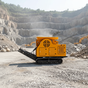 Planta Móvil de Trituración de Mandíbulas HTJC525, Trituradora Montada sobre Orugas, Equipo de Trituración en Sitio - Product Image 1