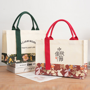 Túi tote vải <span class=keywords><strong>canvas</strong></span> hữu cơ cán màng tái chế Ouye, in logo tùy chỉnh, quai xách đơn giản, dùng làm quà tặng, túi mua sắm tái sử dụng - Product Image 2