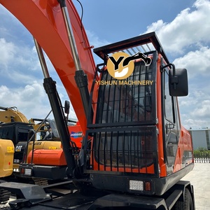 Gebrauchte Maschinen Doosan Radbagger Korea Leistungsstark für Bauarbeiten Gebrauchter Doosan 210w <span class=keywords><strong>7</strong></span>-Rad-Bagger - Product Image 3