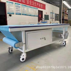 Cama de masaje 1900*600*680mm de acero inoxidable con gabinete de almacenamiento para terapia y diagnóstico de cuerpo completo - Product Image 3