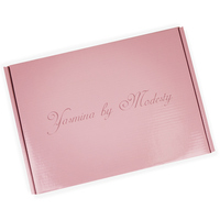Caja de Papel de Embalaje de Color Rosa Personalizada al por Mayor de Alta Calidad y Precio Competitivo para Ropa y Zapatos