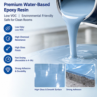 Peinture époxy pour sols CSC à séchage rapide, pureté 50 %, pour supermarchés, auto-nivelante, résistante à l'usure, antibactérienne, pour béton, OEM ODM