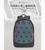 Sac à dos holographique réfléchissant haute visibilité, léger et grande capacité, pour l'école, le bureau et l'ordinateur, certifié BSCI GRS
