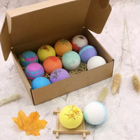 Relax Spa fait à la main, étiquette privée, bombes de bain en forme de boule de bain