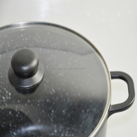 Ensemble de casseroles de cuisine de nouvelle conception, ensemble de casseroles, batterie de cuisine en aluminium moulé antiadhésif