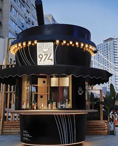 Hot High-End <strong>Mobile</strong> Dining Car Fast Food Hotdog Trailer Internet Celebrity Coffee Cup Aluminum Coffee <strong>Bar</strong> Pavilion For Shopping - Product Image 6