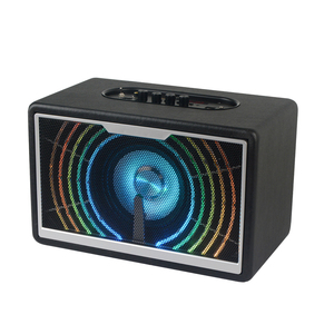 SD-1 50W stéréo danse <span class=keywords><strong>Micro</strong></span> 6.5 pouces USB numérique sans fil bois Portable Smart cercle LED lumière colorée haut-parleur Audio - Product Image 3