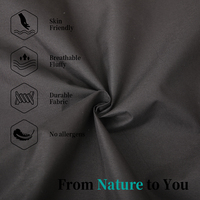 Poche profonde pour coussin 6-15 "Lavable en machine sans vinyle Housse de matelas imperméable pleine grandeur Couvre-lit doux respirant et silencieux