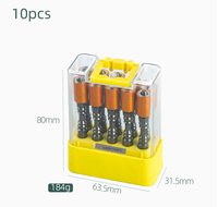 Embouts de tournevis à tige hexagonale de 1/4 pouce, 50 mm, PH1 PH2 PH3 PZ1, antidérapants, avec embout magnétique pour perceuse électrique, tournevis, fraiseuse