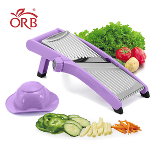 Coupe-légumes manuel en acier inoxydable pour chou et pommes de terre, trancheuse, râpe et julienne pour <span class=keywords><strong>mandoline</strong></span> sécurisée certifiée LFGB - Product Image 2