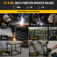JUBA Nouveau CT-416S 230V 6kva 60% Cycle de Travail 80% Efficacité Soudeuse Inverseur Multifonction DC TIG MMA CUT