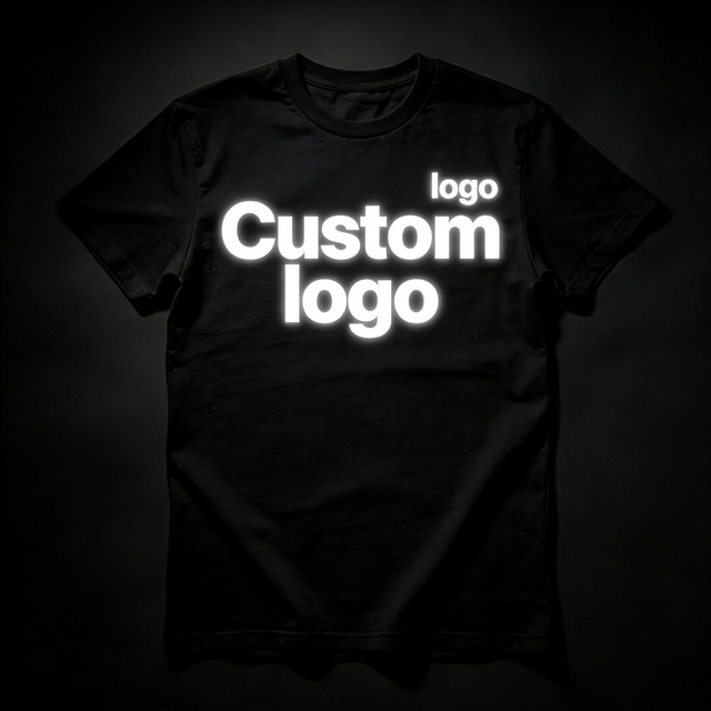 Custom Reflective Logos on T-Shirts Hats Bags & Clothing-Pu/Vinyl Material with Heat Transfer & Sublimation Transfer Printing